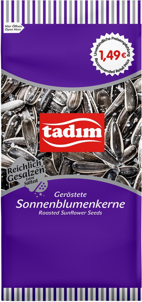 TADIM CEKIRDEK SIYAH BOL TUZLU (MAVI) 150GR