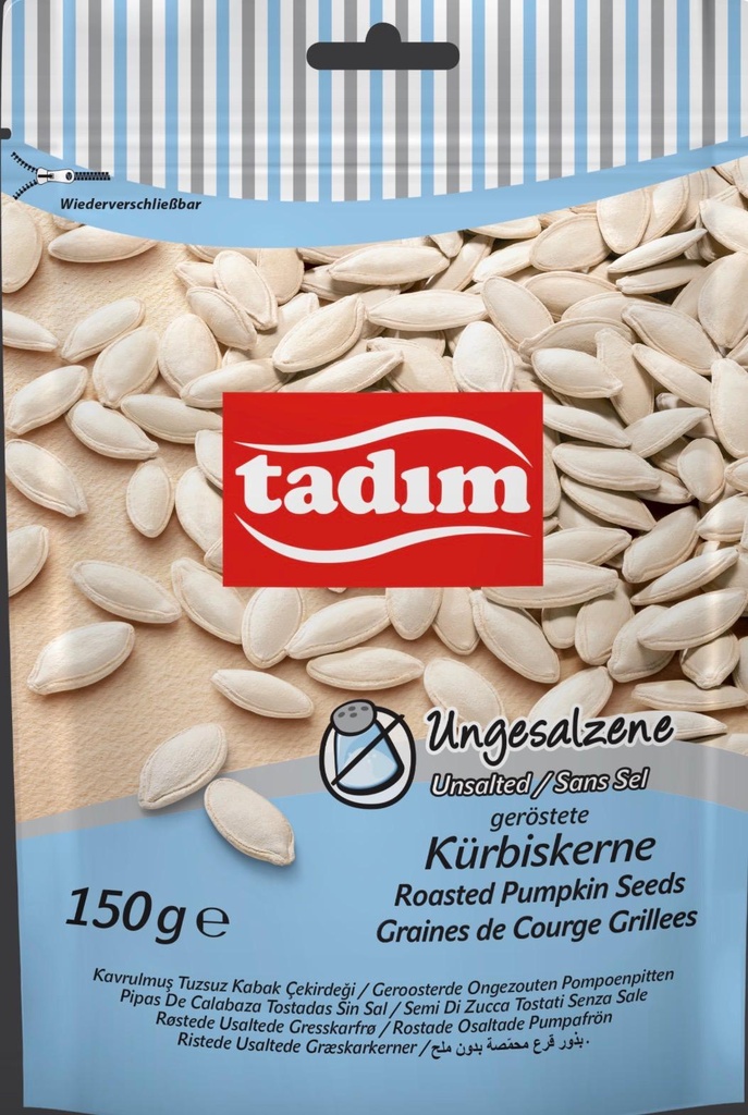 150 GR.UNGESALZENE GEROSTETE KURBISKERNE 